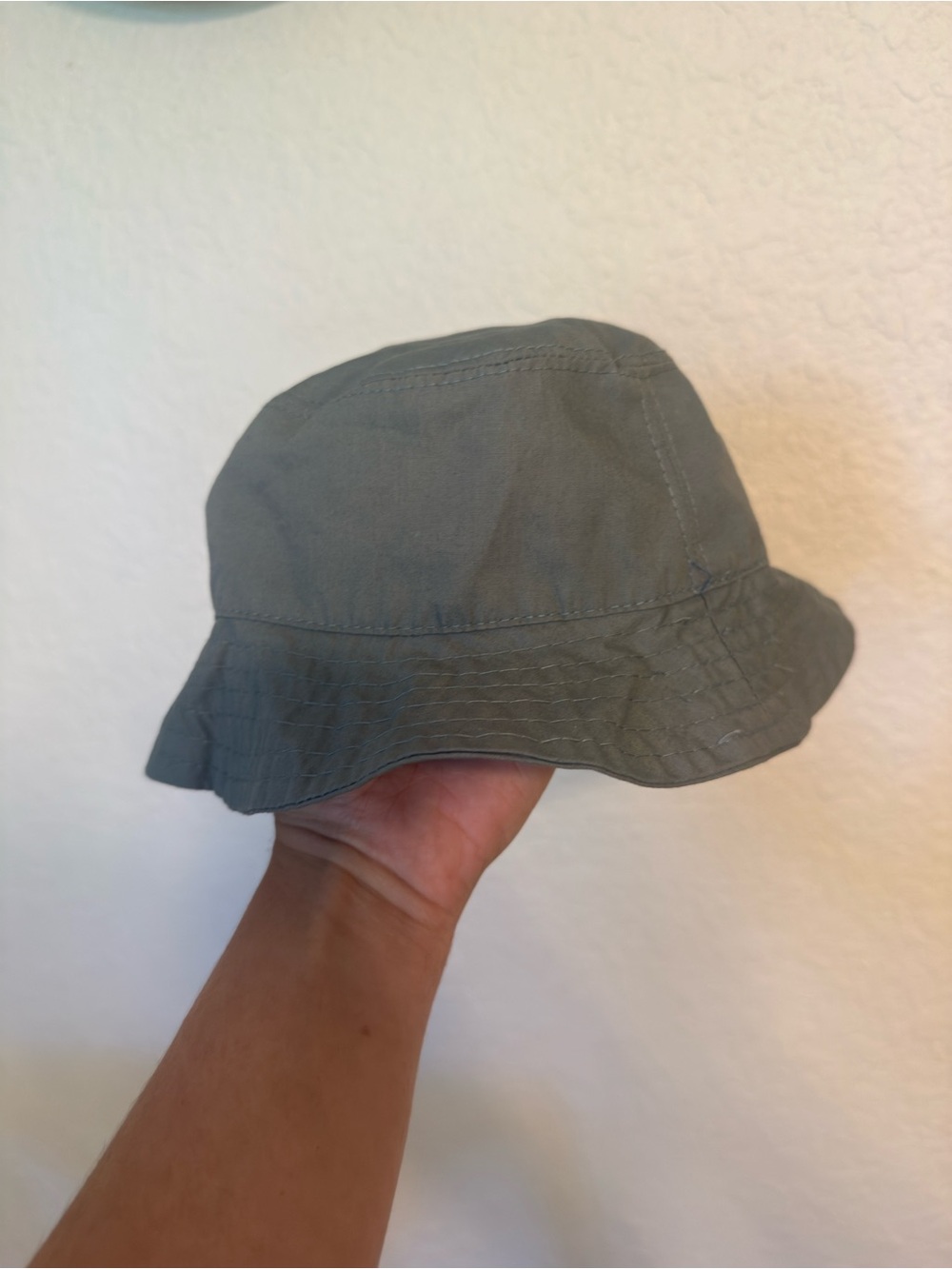 Carter's Gray Cotton Baby Bucket Hat